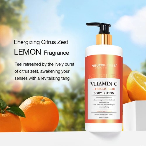 Body lotion with - lotion, c
