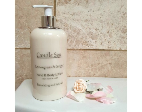 Candle spa lemongrass ginger - lemongrass, &