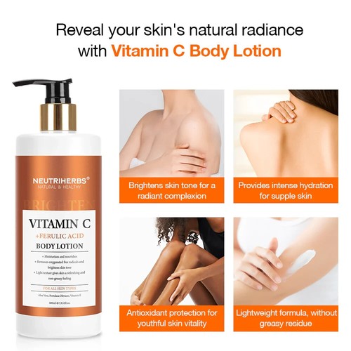 Body lotion with vitamin - lotion, c
