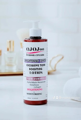 Ojojoo lemon brightening body - lemon,