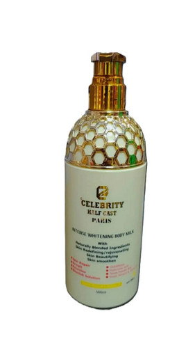 Celebrity whitening body milk